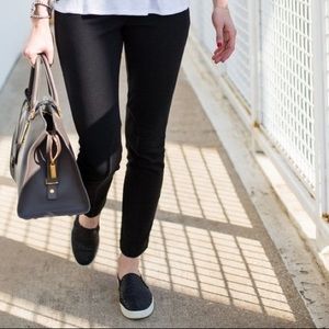 Vince Leather Croc embossed slide on Sneaker